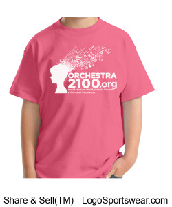 Youth Pink Orchestra 2100 T-Shirt Design Zoom