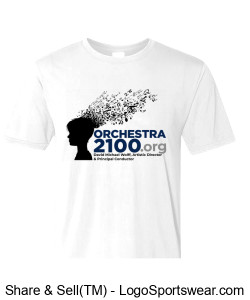 Mens White Orchestra 2100 Logo T-Shirt Design Zoom